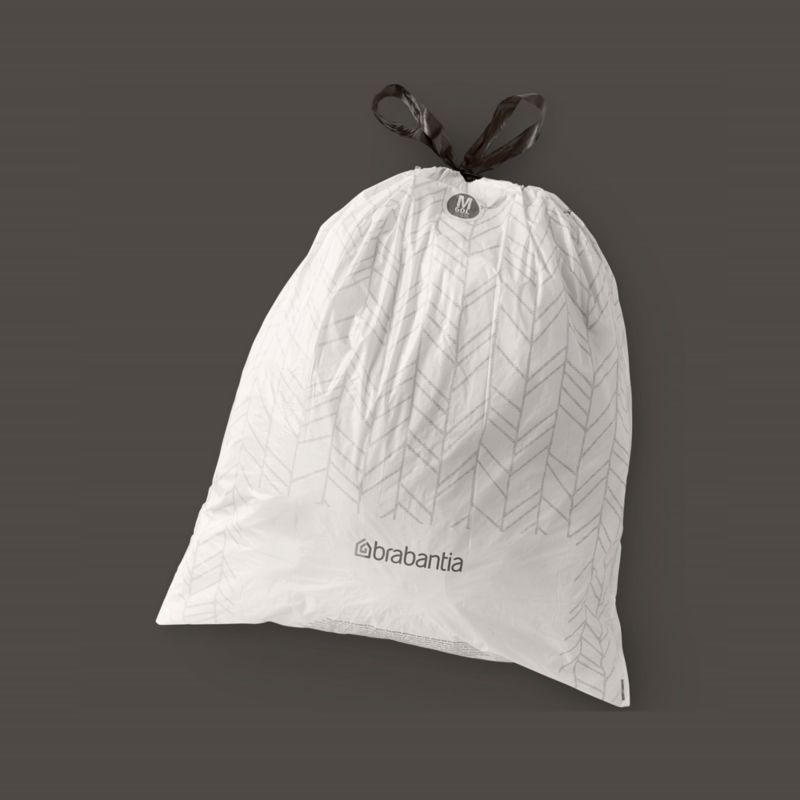 Brabantia PerfectFit Trash Bags, Code M, 16 Gallon, 120 Count - image 1 of 3