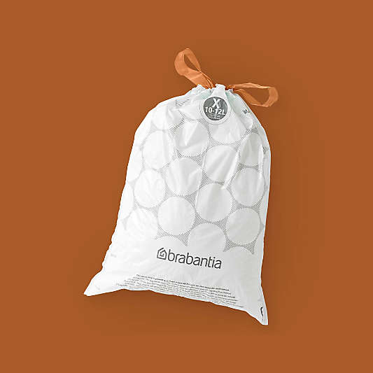 Brabantia PerfectFit Trash Bags, Code X, 2.6-3.2 Gallon, 200 Count