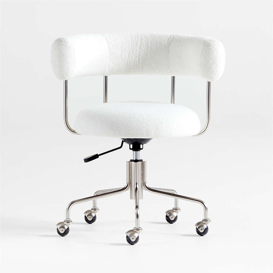 Shearling desk online chair