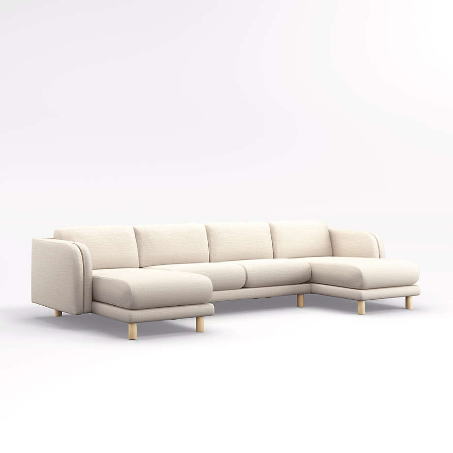 Pershing 3-Piece U-Shaped Chaise Sectional