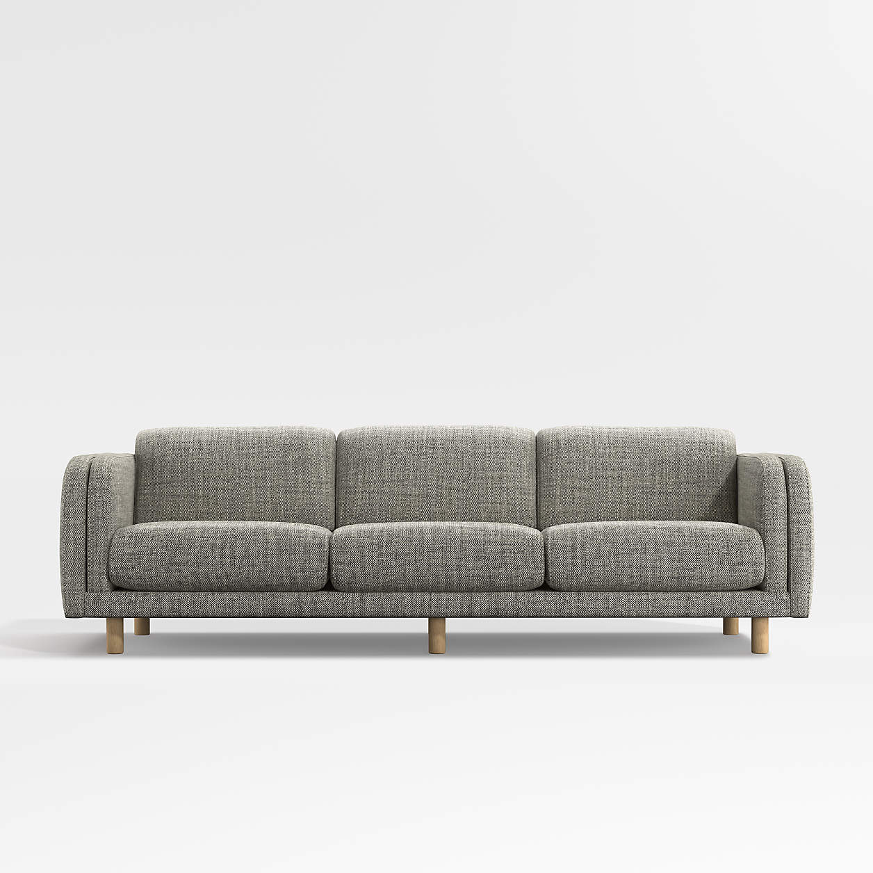 Pershing CurvedArm 104" Sofa Crate & Barrel