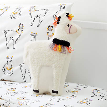 Peruvian Llama Pillow + Reviews | Crate & Kids