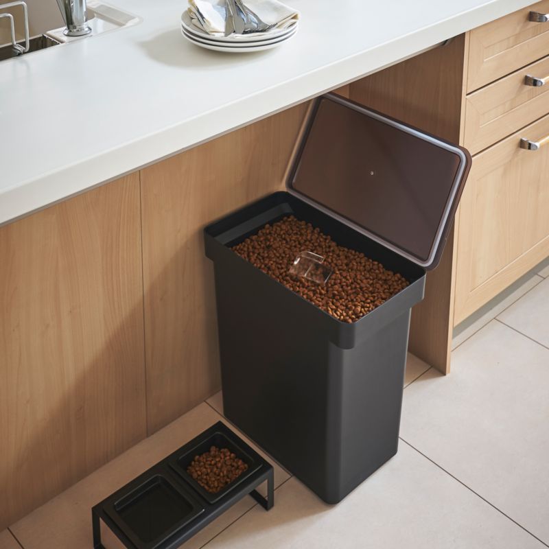 Yamazaki Large Black Pet Food Holder - image 4 of 6