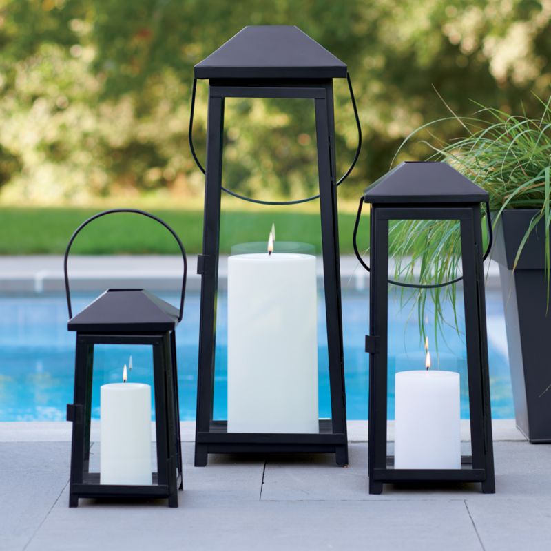 Petaluma Black Metal Outdoor Lantern 28" - image 10 of 17