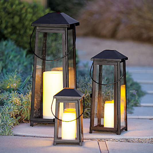 Indoor/Outdoor Pillar Candles with Timer