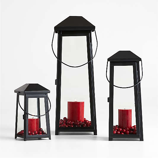 Cranberry Scented Pillar Candles