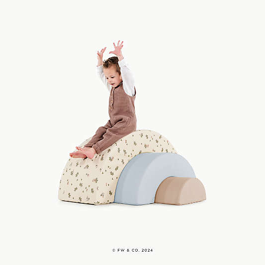 Gathre x Peter Rabbit ™ Beatrix Blue & Millet Brown Foam Kids Arc Playset