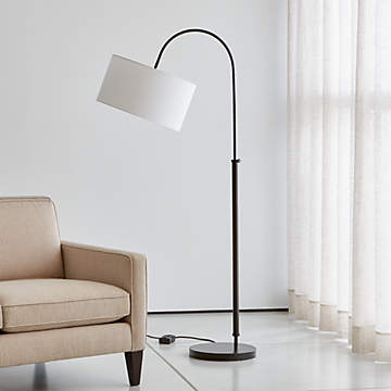 cameron bronze adjustable floor lamp