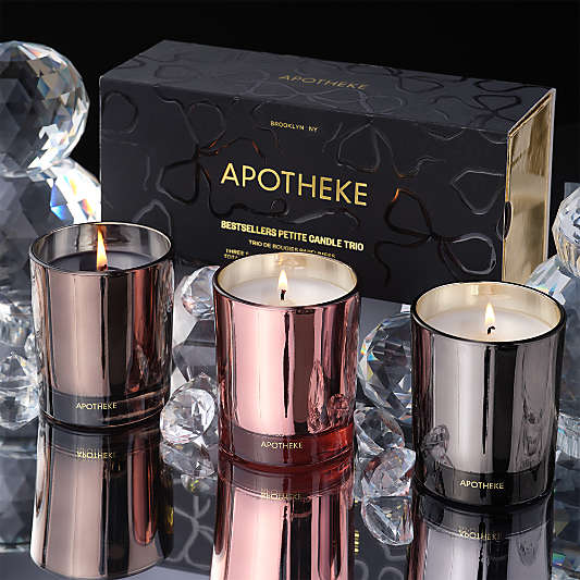 Apotheke Bestseller Petite Candle Trio, Set of 3