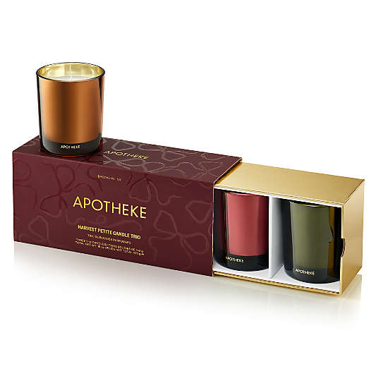 Apotheke Harvest Petite Candle Trio, Set of 3