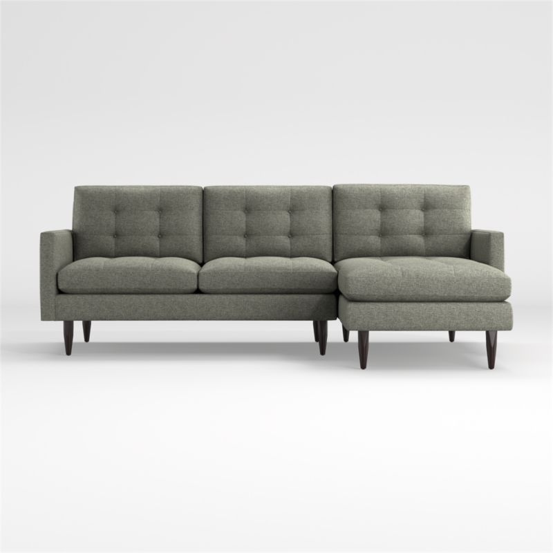 Petrie 2-Piece Right-Arm Chaise Midcentury Sectional Sofa - image 0 of 4