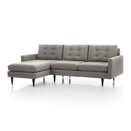 Petrie 2-Piece Left-Arm Chaise Midcentury Sectional Sofa