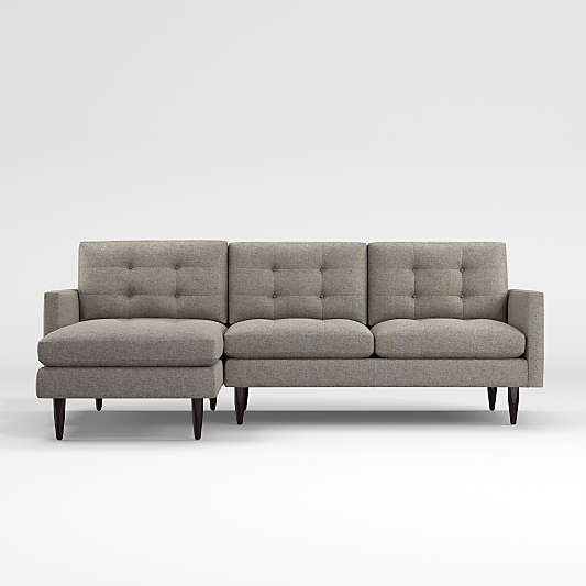 Petrie 2-Piece Left-Arm Chaise Midcentury Sectional Sofa