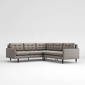 Mid century modern small best sale sectional