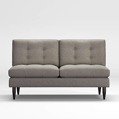 Petrie Midcentury Armless Loveseat