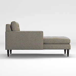 Crate and barrel lounge chaise discount
