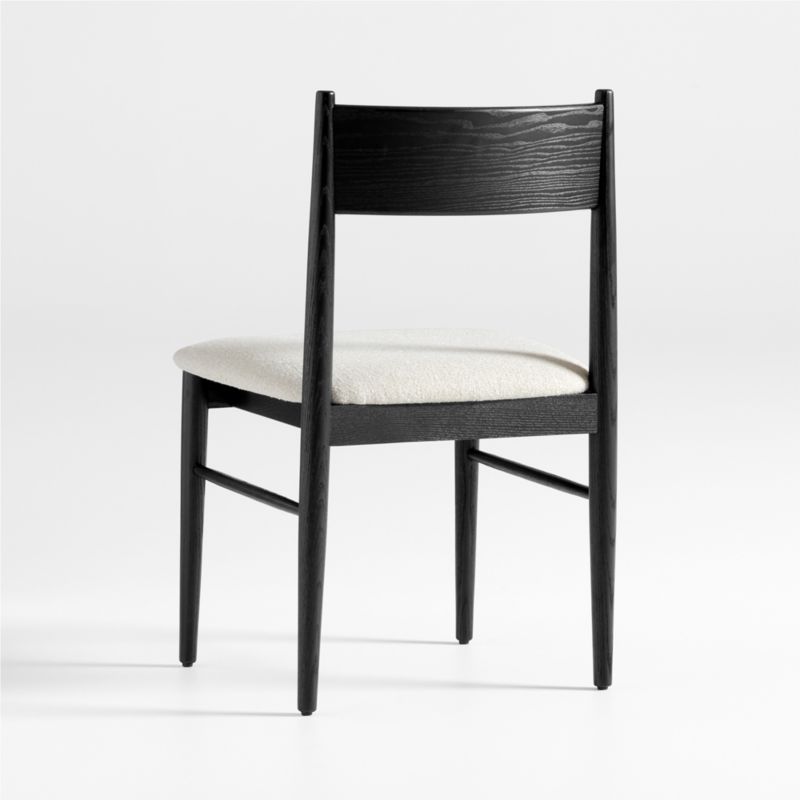 Petrie Black Ash Upholstered Dining Chair with Performance Fabric - image 6 of 8