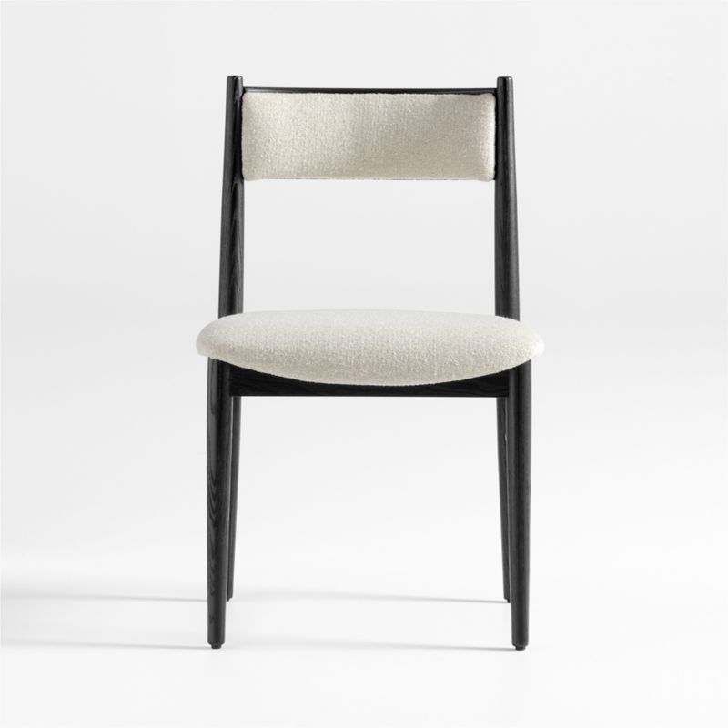 Petrie Black Ash Upholstered Dining Chair with Performance Fabric - image 0 of 8