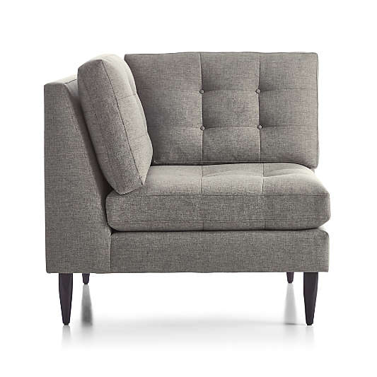 Petrie Midcentury Corner Chair Sectional Piece
