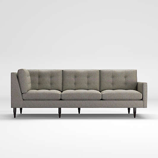 Petrie Midcentury Right-Arm Corner Sofa