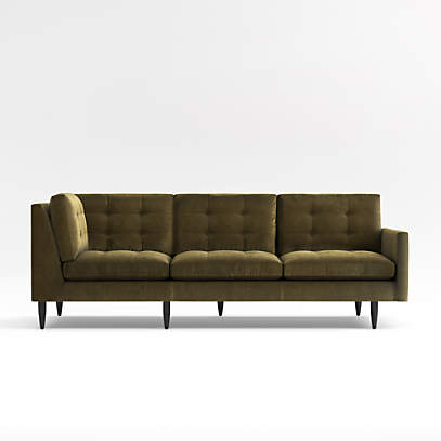 Crate and barrel discount mid century sofa