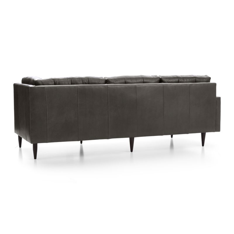 Petrie Leather Midcentury Left-Arm Corner Sofa - image 5 of 6