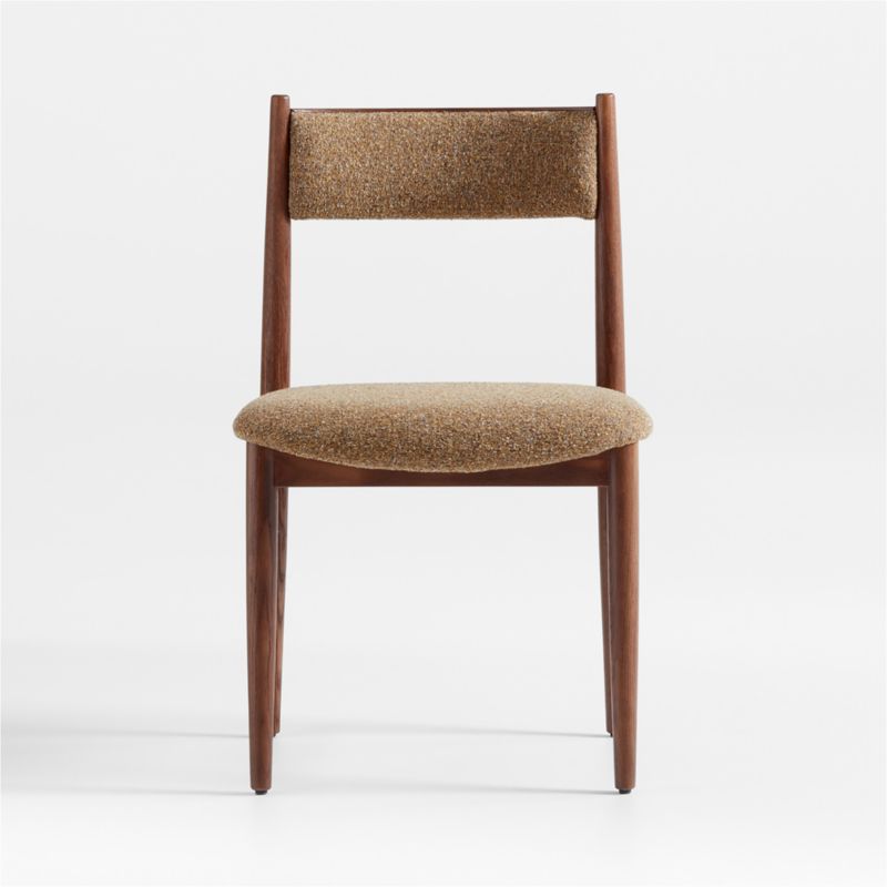 Petrie Barley Ash Mustard Upholstered Dining Chair with Performance Fabric