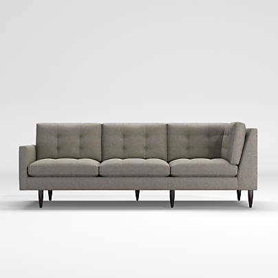 Petrie Midcentury Left-Arm Corner Sofa