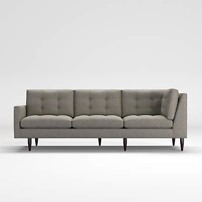 Crate and barrel clearance mid century sofa