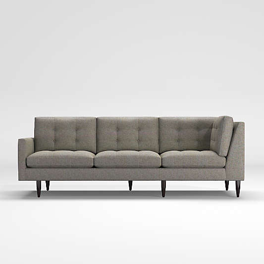 Petrie Midcentury Left-Arm Corner Sofa
