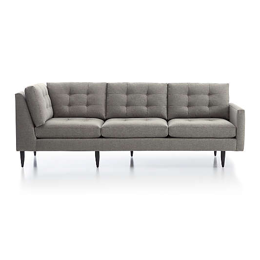 Petrie Midcentury Right-Arm Corner Sofa Sectional Piece