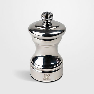 View Peugeot Bistro Shiny Stainless Steel 4" Pepper Mill details