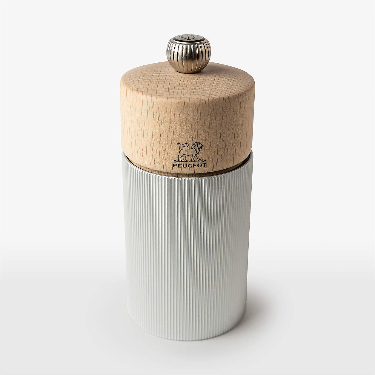 Peugeot Line Natural Pepper Mill + Reviews Crate & Barrel