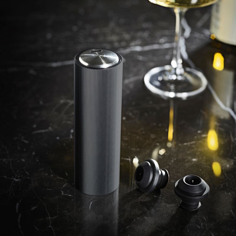 Peugeot Line Preserve Carbon Electric Wine Vacuum Pump - image 1 of 5