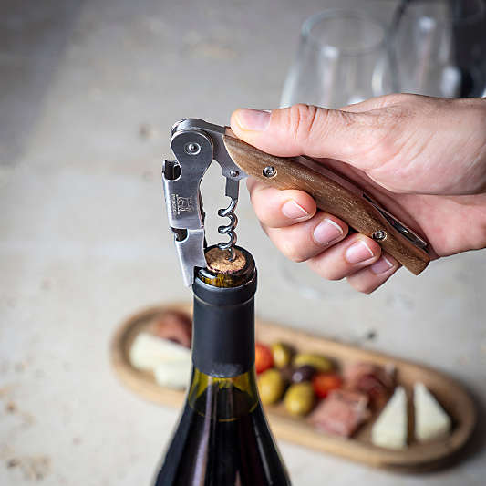 Peugeot Malbec Walnut Double Lever Corkscrew