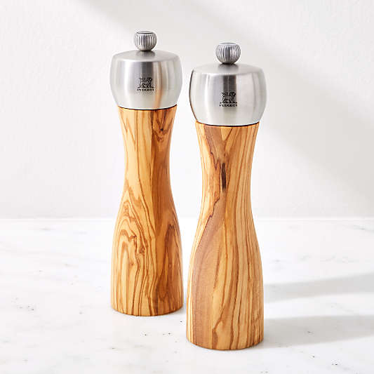 Peugeot 8" Olivewood Salt and Pepper Mills