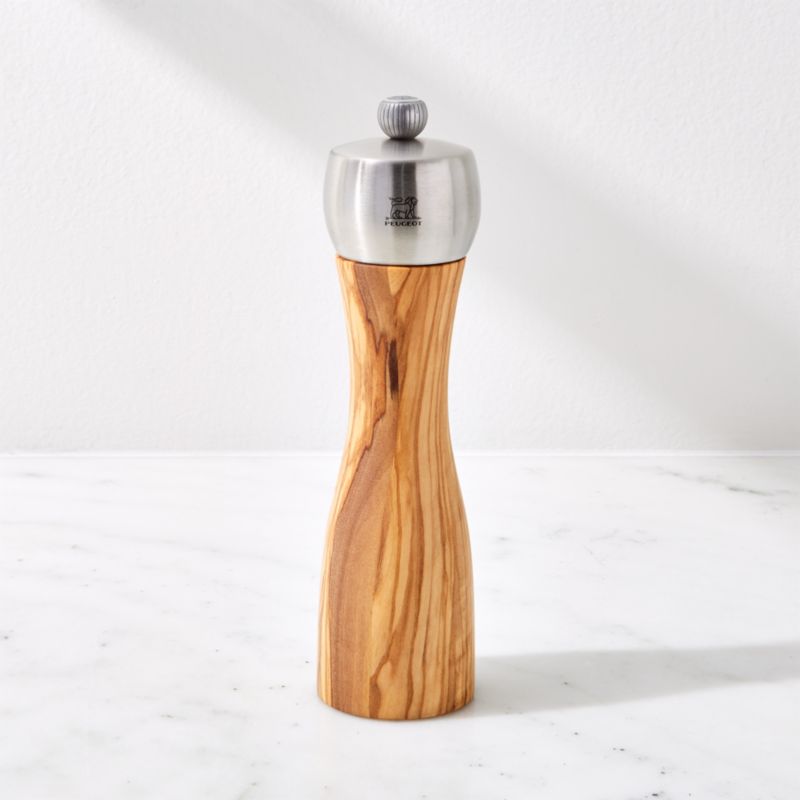 Peugeot 8" Olivewood Salt Mill - image 0 of 3