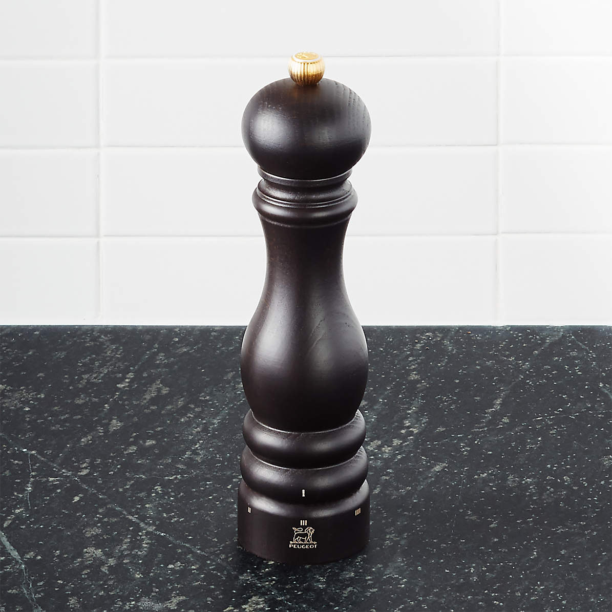 Peugeot Paris Chocolate 8.75 Pepper Mill | Crate & Barrel