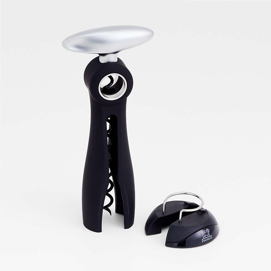 Peugeot Salma Black Wine Opener + Reviews Crate & Barrel Canada