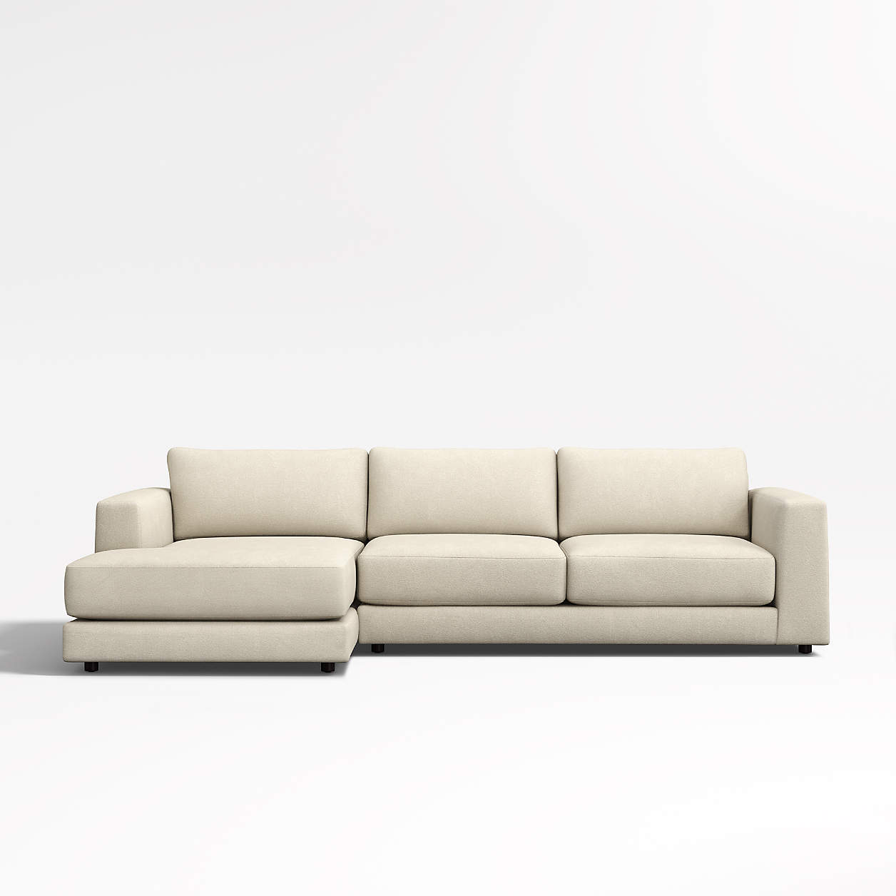 Peyton 2Piece Left Arm Chaise Sectional Sofa + Reviews Crate & Barrel