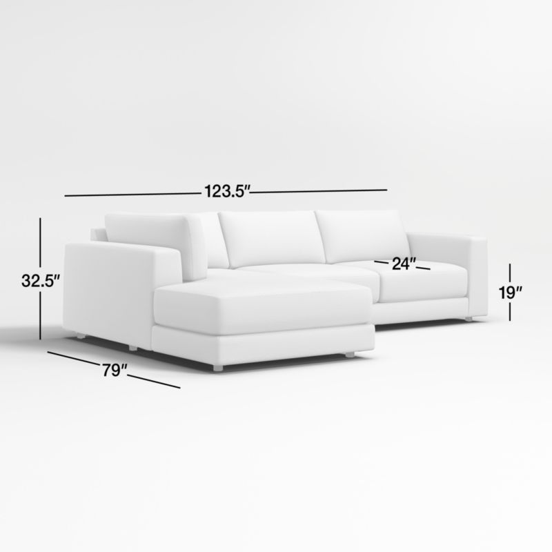 View Peyton 2-Piece Left-Arm Bumper Sectional Sofa - image 3 of 6