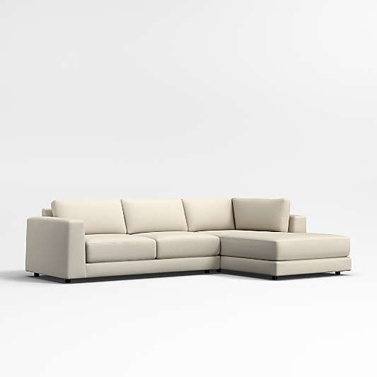 Peyton 2-Piece Right-Arm Bumper Sectional Sofa