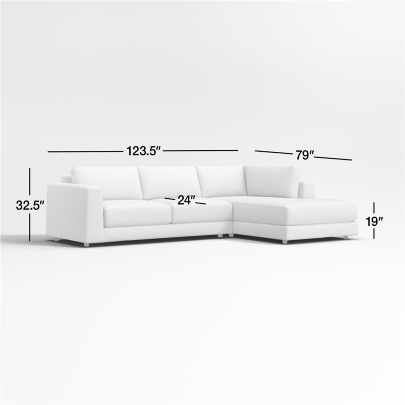 View Peyton 2-Piece Right-Arm Bumper Sectional Sofa - image 3 of 6