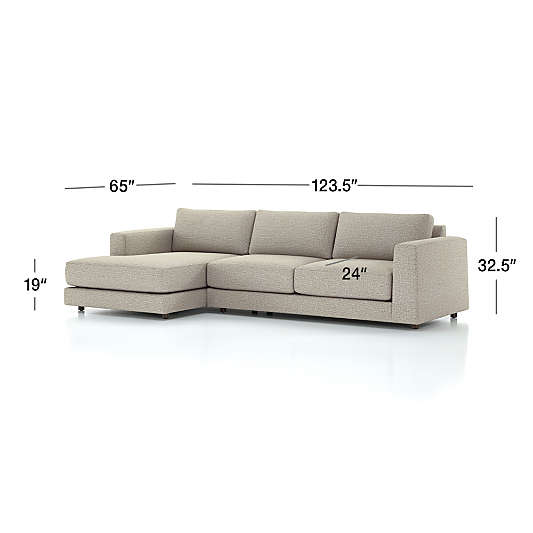 Peyton 2-Piece Left Arm Chaise Sectional