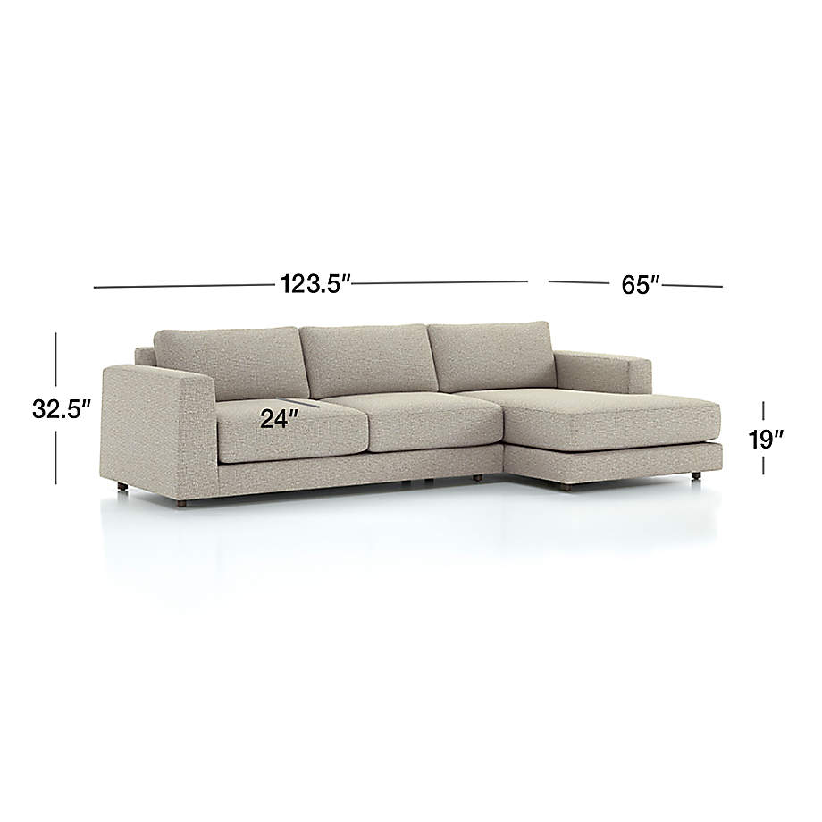 Urban 2 piece on sale chaise sectional