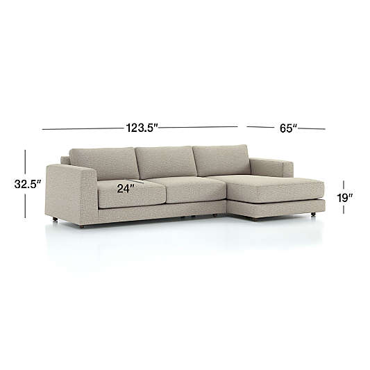 Peyton 2-Piece Right Arm Chaise Sectional