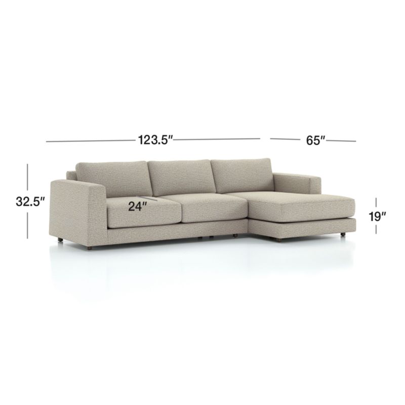 Peyton 2-Piece Right Arm Chaise Sectional Sofa