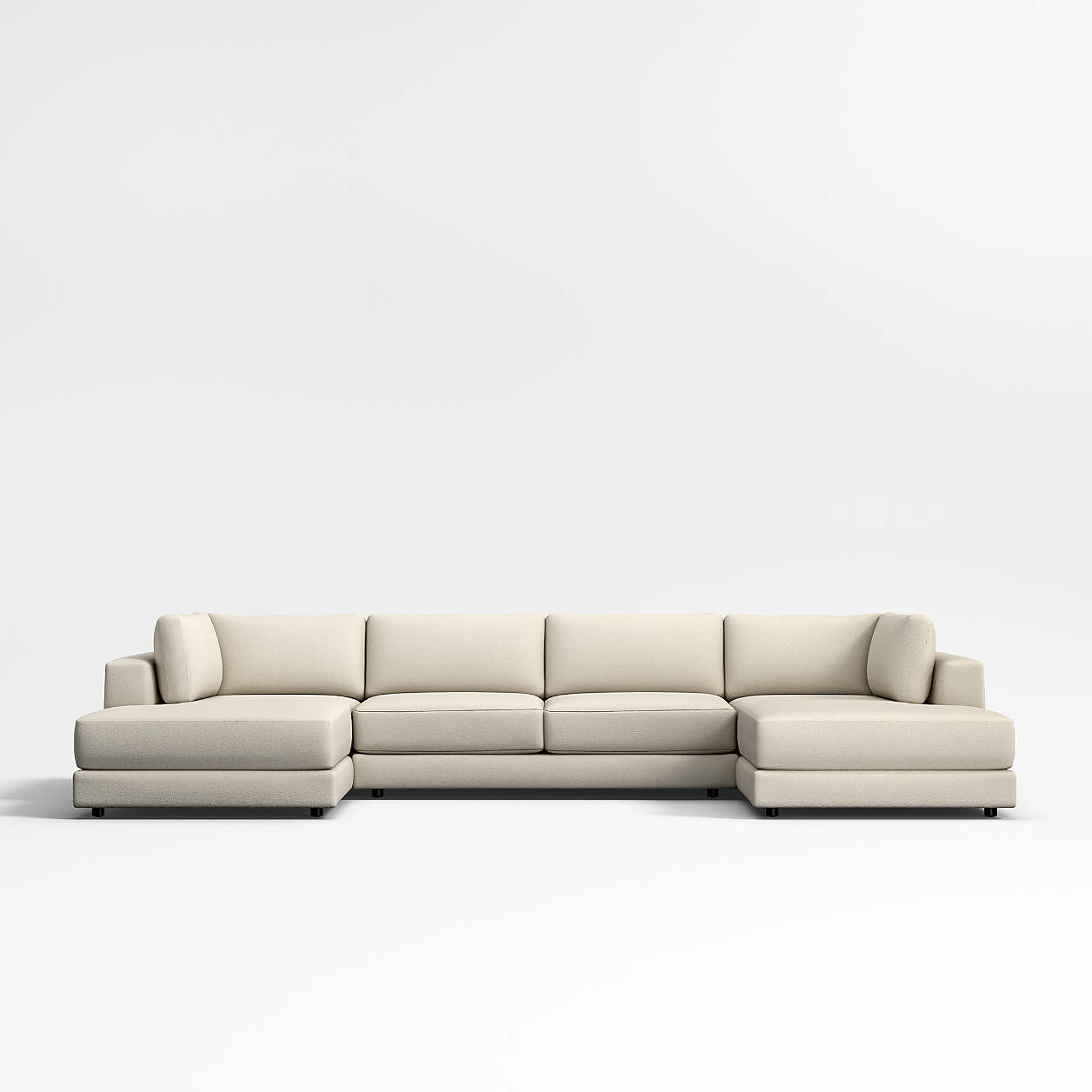 Peyton 3Piece Sectional Sofa + Reviews Crate & Barrel