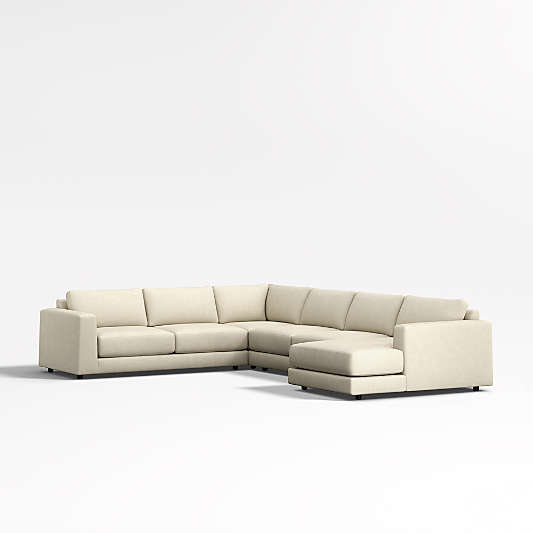 Peyton 4-Piece Right Arm Chaise Sectional Sofa