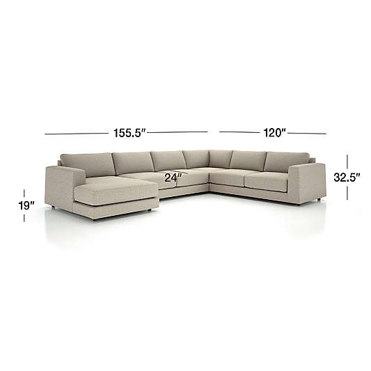 Peyton 4-Piece Left Arm Chaise Sectional